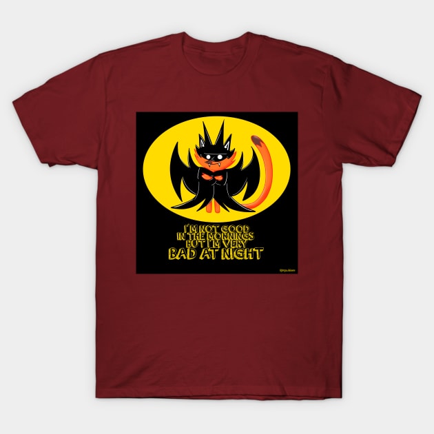 not good in the morning but bad at night cosplay fox T-Shirt by jorge_lebeau